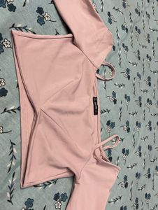 Pintrest Stylish Pink Crop Top