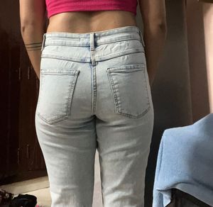 Ripped Light Wash Jeans