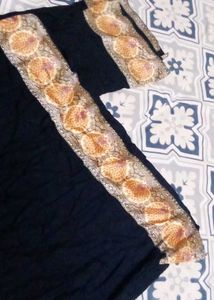 Ethnic Embroidered Tunic Top with Wooden Buttons