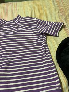 Striped Purple Tee