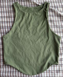 Olive Green Sport Tank Top