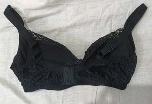 Black Net Padded Bra