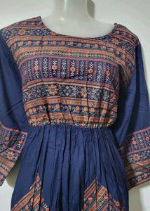Elegant Blue Ethnic Dress