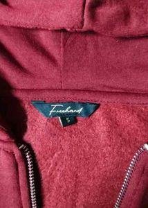 Maroon Zip-Up Hoodie warm (new without use) 🤎