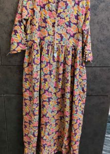 New Dress With  Elastic Belt For Women