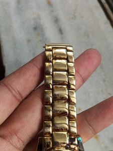 Guess Orignal Gold Tonned Animal Print Watch