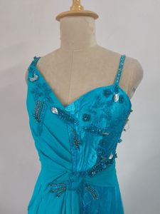 Elegant Blue Gown🐠