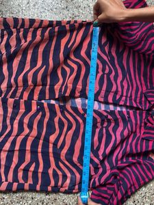 Multicoloured Zebra Print Dress