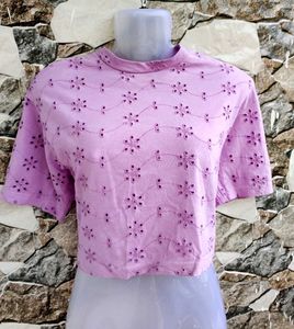 🎀Levender Cotton Top