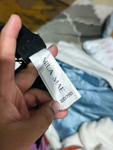 122311. Black Lace Detail Bra