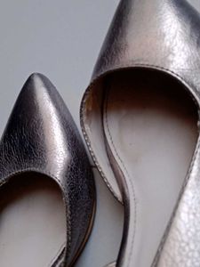 Bata Pencil Heel ( Electra Pumps) color- Chrome