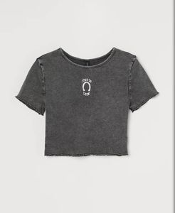 H&M Grey Crop Top New