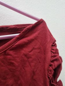 Maroon Top