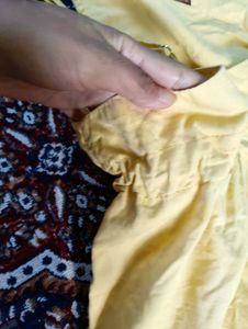 M / L size Yellow Romper / playsuit - Cute &amp; Casua