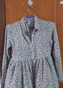 Printed Peplum Shirt