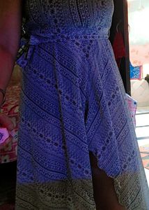 Patterned Sleeveless Dress