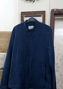 Zara Suede Leather Jacket