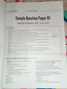 ARIHANT Class 10 - 15 Sample Question Papers SST