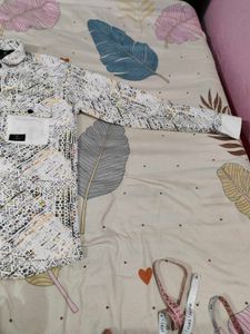 Popcorn Patterned Casual Shirt