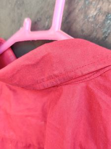 Formal Shirt Maroon For Men (used)