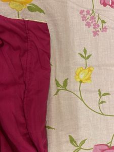 Embroidered Velvet Jacket with gagra