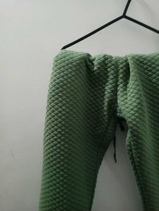 Elegant Purple Striped Pants