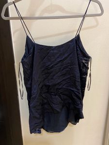 Y2k Velvet Strappy Top