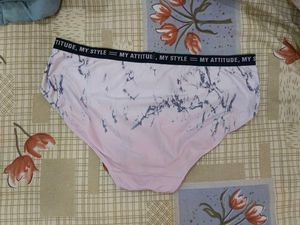 Marble Print Hipster Panty