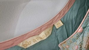 New Blue Embroidered Kurti