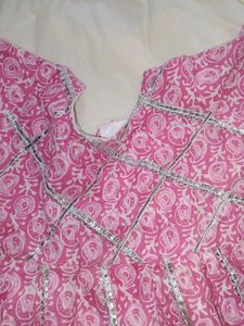Pink Colour Sharara Suit