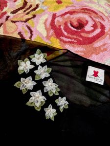 Price Drop‼️Stylish Black Sheer Top