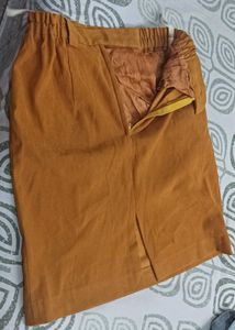 Mustard Mini Skirt