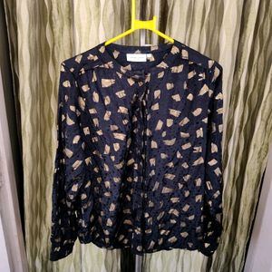 Beautiful Fabienne Chapot Black n Gold Blouse 🖤✨