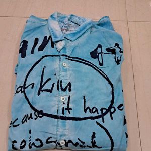 Tie Dye Printed Designer  Shirt For Men
