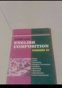 std 8 english medium composition book