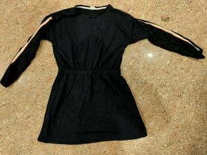 black dress plus one free new designer top