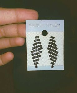 Black Dangle Earrings