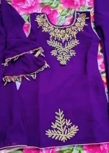 Elegant Purple Kurta Set
