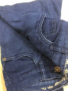 Dark Blue Denim Jeans