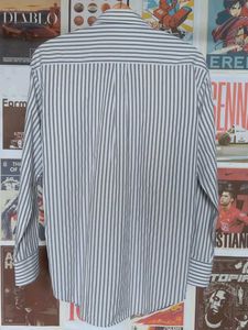 Striped Oversized Casual Shirt