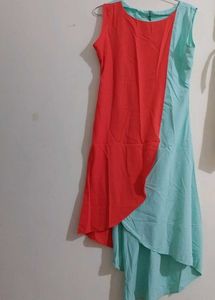 Cyan Orange Kurta
