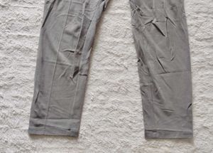 Gray Casual Pants