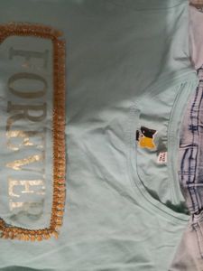 kids woolen cut sleevea jacket, Jean&#39;s Capri ,