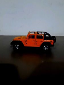 Orange Toy Jeep