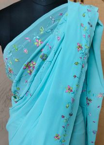 hand work 💯 Saree