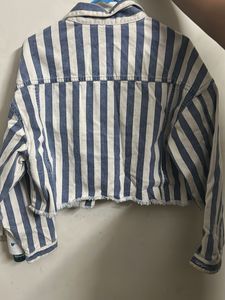 Striped Denim Jacket