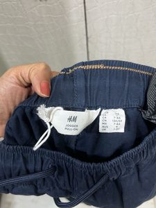 Boys Navy Joggers