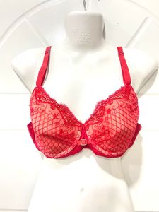 Red Lace Bra FILA