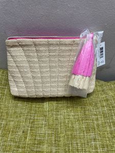 Woven Pouch with Tassel