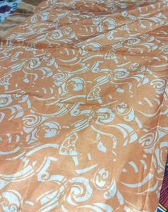 Orange Blouse Piece Material